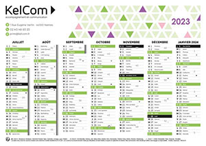 Mosaïque - calendrier personnalisé 7