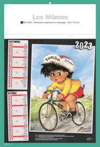 Bloc calendriers publicitaire enfants, Les Mômes 3