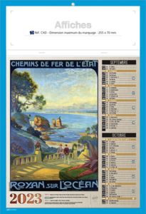 Bloc calendriers publicitaires, Affiches 3
