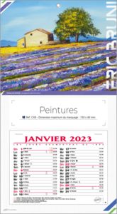 Bloc calendriers publicitaires peintures, Arti Peinture 1