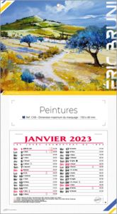 Bloc calendriers publicitaires peintures, Arti Peinture 3