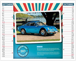 Calendrier 2 en 1 personnalisable - Design car - 480 x 700 4