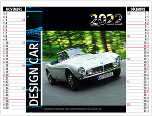 Calendrier 2 en 1 personnalisable - Design car - 480 x 700 6