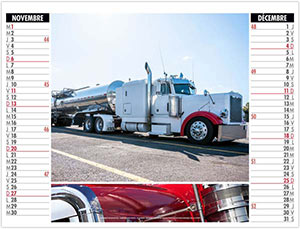 Calendrier 2 en 1 personnalisable - Trucks - 480 x 700 6