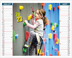 Calendrier 2 en 1 personnalisé - Jeux d'enfants - 330 x 470 3