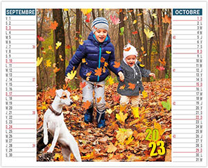 Calendrier 2 en 1 personnalisé - Jeux d'enfants - 330 x 470 4