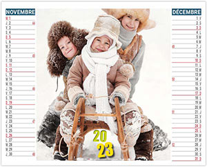 Calendrier 2 en 1 personnalisé - Jeux d'enfants - 330 x 470 5