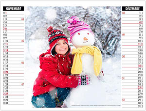 Calendrier 2 en 1 personnalisé - Jeux d'enfants - 330 x 470 6