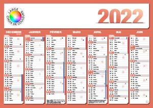 Calendrier bancaire 100% perso 2