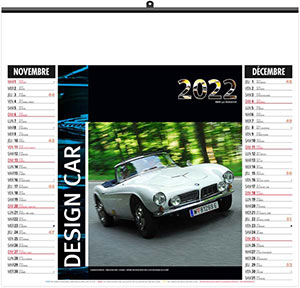 Calendrier illustré personnalisable - Éco design car - 480 x 350 12