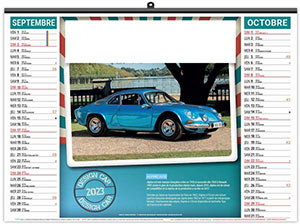 Calendrier illustré personnalisable - Éco design car - 480 x 350 4