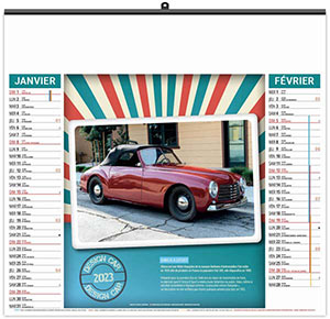 Calendrier illustré personnalisable - Éco design car - 480 x 350 6