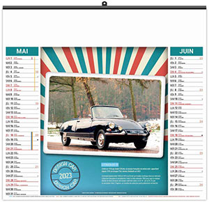 Calendrier illustré personnalisable - Éco design car - 480 x 350 8