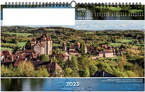 Calendrier illustré personnalisable - Envergure - 600 x 360 4