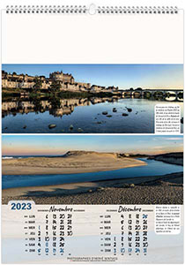 Calendrier illustré personnalisable - Paysage de France - 210 x 290 7