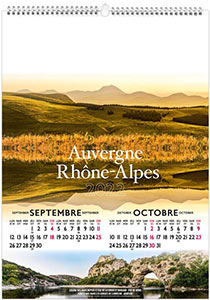 Calendrier illustré personnalisable - Paysage de France - 210 x 290 8