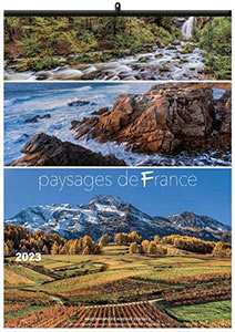 Calendrier illustré personnalisable - Paysage de France - 300 x 420 1