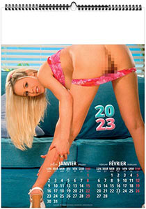 Calendrier illustré personnalisable - Séduction - 210 x 310