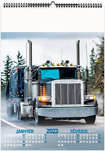 Calendrier illustré personnalisable - Trucks - 300 x 420 2