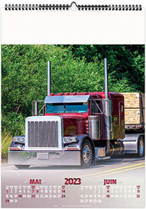 Calendrier illustré personnalisable - Trucks - 300 x 420 4