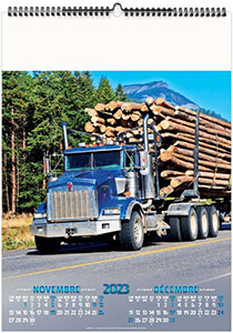 Calendrier illustré personnalisable - Trucks - 300 x 420 7