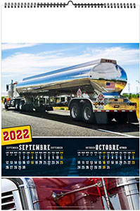 Calendrier illustré personnalisable - Trucks - 300 x 420 8