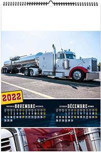 Calendrier illustré personnalisable - Trucks - 300 x 420 9
