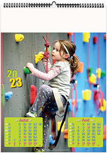 Calendrier illustré personnalisé - Jeux d'enfants - 210 x 290 4