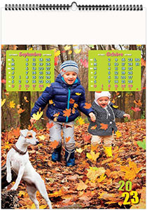 Calendrier illustré personnalisé - Jeux d'enfants - 210 x 290 5