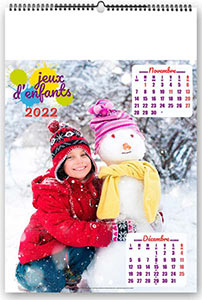Calendrier illustré personnalisé - Jeux d'enfants - 210 x 290 8