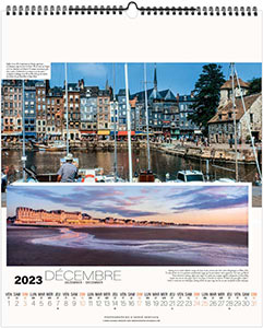 Calendrier illustré personnalisé - La France panoramique - 330 x 400 12