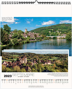Calendrier illustré personnalisé - La France panoramique - 330 x 400 9
