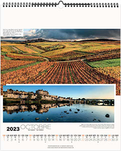 Calendrier illustré publicitaire - La France panoramique - 480 x 580 10