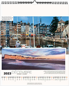 Calendrier illustré publicitaire - La France panoramique - 480 x 580 12
