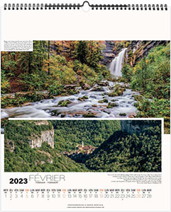 Calendrier illustré publicitaire - La France panoramique - 480 x 580 2