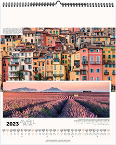 Calendrier illustré publicitaire - La France panoramique - 480 x 580 4