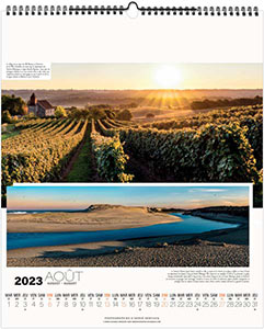 Calendrier illustré publicitaire - La France panoramique - 480 x 580 8