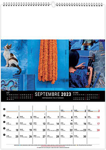 Calendrier mural personnalisable - Couleurs voyage - 240 x 330 7