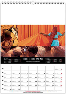 Calendrier mural personnalisable - Couleurs voyage - 240 x 330 8