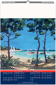 Calendrier Personnalisable Illustré Côte Ouest - 210X310 2