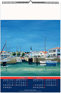 Calendrier Personnalisable Illustré Côte Ouest - 210X310 3
