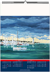 Calendrier Personnalisable Illustré Côte Ouest - 210X310 4