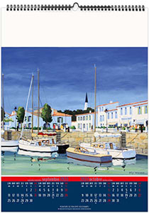 Calendrier Personnalisable Illustré Côte Ouest - 210X310 6