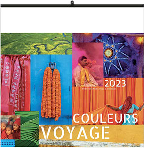 Calendrier Personnalisable Illustré Couleurs Voyage - 330X330 2
