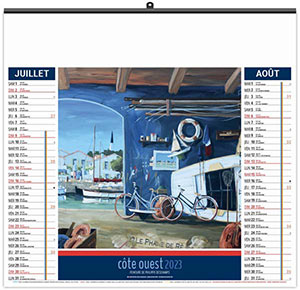 Calendrier Personnalisable Illustré Éco Côte Ouest - 480X350 9