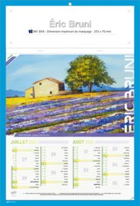 Calendrier publicitaire à personnaliser artiste, Blythe Scott 2
