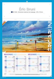 Calendrier publicitaire à personnaliser artiste, Blythe Scott 4