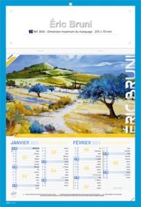 Calendrier publicitaire à personnaliser artiste, Blythe Scott 5