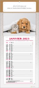 Calendrier publicitaire bloc animaux, Nos animaux Préférés 2