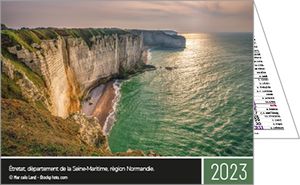 Calendrier publicitaire de poches paysage France, Au Coeur de la France 4